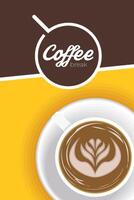 coffee break poster vector