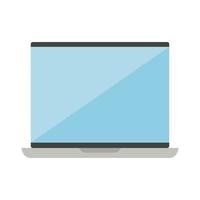 laptop front view vector