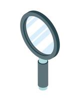 Search loupe icon vector