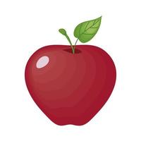 Isolated apple fruit vector