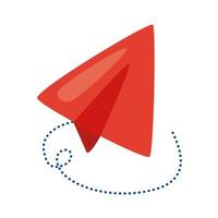 paper airplane icon vector