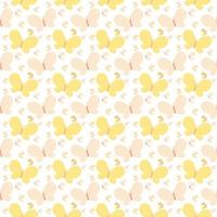 beautiful butterfly seamless pattern with bright color vector