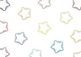 Beautiful colorful star background 2 vector
