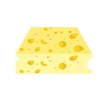 fresh cheese snack vector