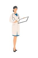 female doctor profession vector