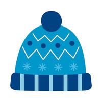 winter hat accessory vector