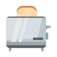 toaster appliance icon vector