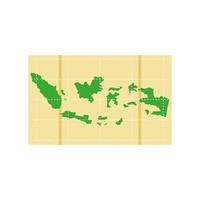 mapa de indonesia vector