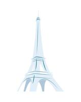 monumento de la torre eiffel vector