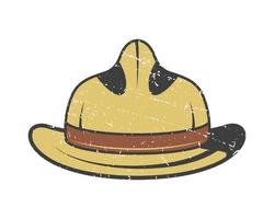 canadian cheriff hat vector