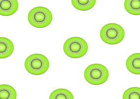 a kiwi fruit background with a bright and fresh green color blend vector