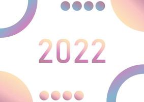 new year 2022 background redesign vector