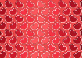 pink heart background on white background vector