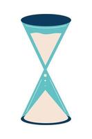 sand hourglass timer vector