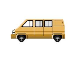 old car van transport vector