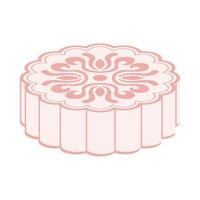 moon festival cake vector