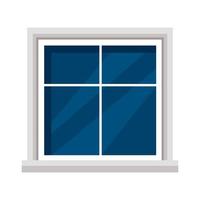 house window icon vector