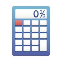 Calculator tool icon vector