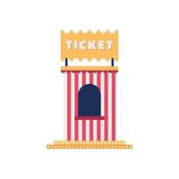 tickets kiosk fairy vector