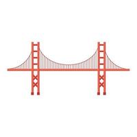 monumento golden gate usa vector