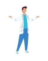 doctor professional character vector