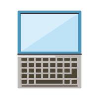 laptop computer device vector