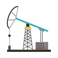 refinery plant drill vector