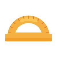 ruler protractor supply vector