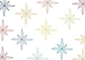 Beautiful colorful star background 3 vector