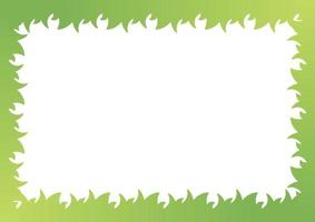 green grass background on white background with color gradation vector