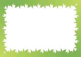 green grass background on white background with color gradation vector