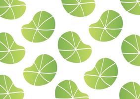 lotus background with bright green color gradient vector