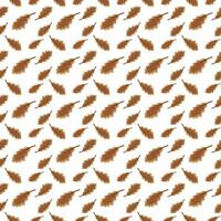 Brown leaf pattern with autumn theme vector