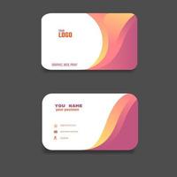 vector Simple Business Card Template design