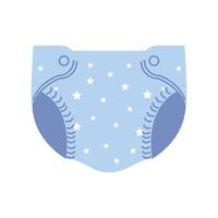baby disposable diaper vector