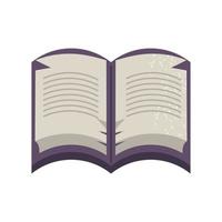open book of wizardry vector
