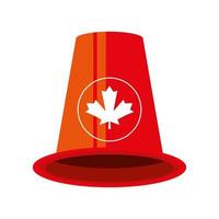 canadian top hat vector