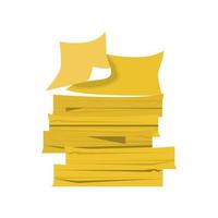 stack of documents vector