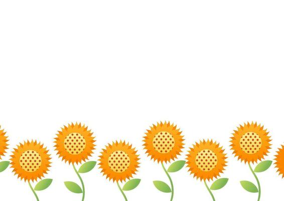 sunflower background with natural theme