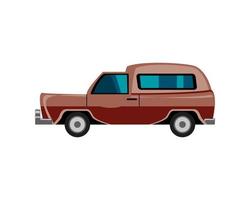 van retro transport vector