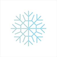 SNOWFLAKE Icon vector Line on white background image for web, presentation, logo, Icon Symbol.
