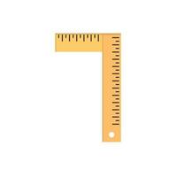 Line art measuring tool icon. Construction ruller 13473909 Vector Art at  Vecteezy