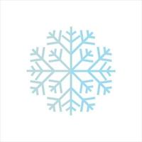 SNOWFLAKE Icon vector Line on white background image for web, presentation, logo, Icon Symbol.