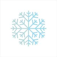 línea de vector de icono de copo de nieve sobre imagen de fondo blanco para web, presentación, logotipo, símbolo de icono.