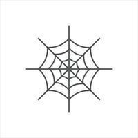 PrintSpider Web Icon vector Line on white background image for web, presentation, logo, Icon Symbol.