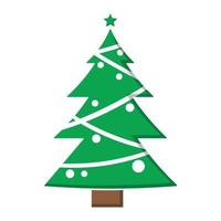 vector de icono de árbol de Navidad para web, presentación, logotipo, icono, etc.