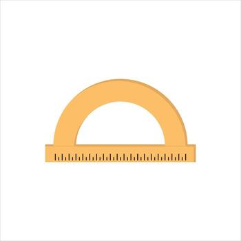 Ruler Image Icon vector Line on white background image for web, presentation, logo, Icon Symbol