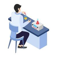 Pouring Chemicals Concepots vector