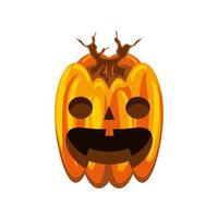 halloween funny pumpkin vector
