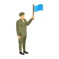 Trendy Soldier Concepts vector